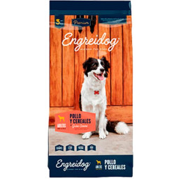  Engreidog Pollo y Cereales 3Kg, Alimento Caninos Adultos, Montana 69.491525 Engreidog Pollo y Cereales 3Kg, Alimento Caninos Ad