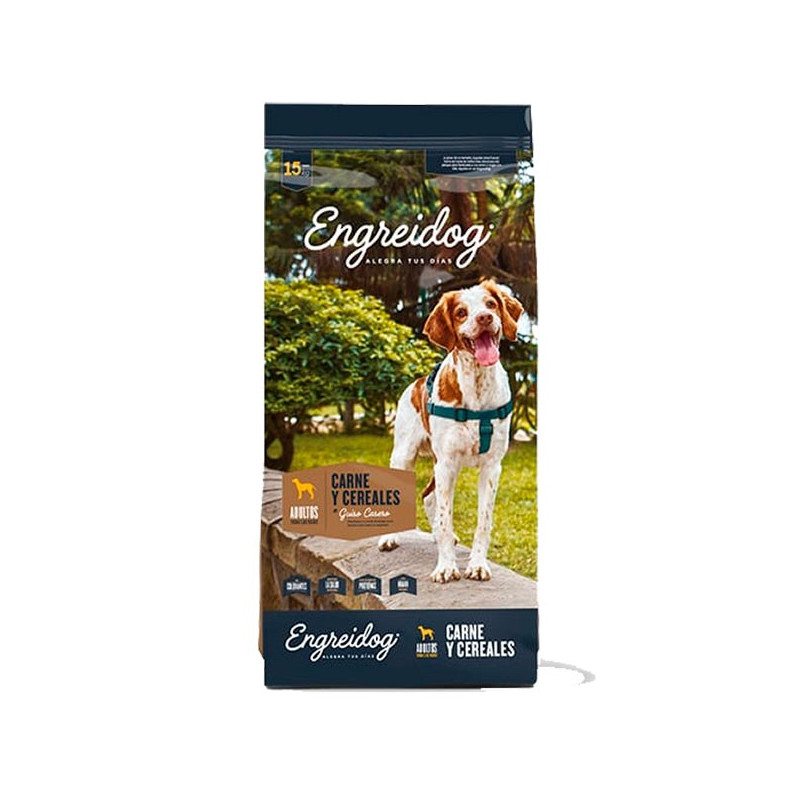  Engreidog Carnes y Cereales 15Kg, Alimento Caninos Adultos, Montana 161.864407 Engreidog Carnes y Cereales 15Kg, Alimento Canin