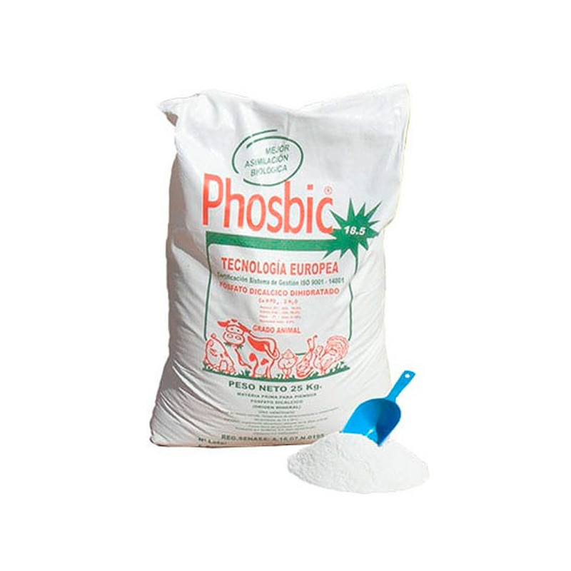  Phosbic 25Kg, Compuesto Ortofosfato, Fosforo, Calcio, Quimpac 96.610169 Phosbic 25Kg, Compuesto Ortofosfato, Fosforo, Calcio, Q