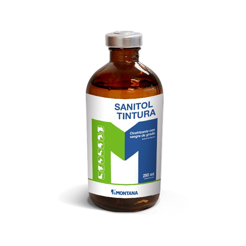  Sanitol Tintura 250ml, Cicatrizante Sangre de Grado, Solucion Topica, Montana 37.288136 Sanitol Tintura 250ml, Cicatrizante San