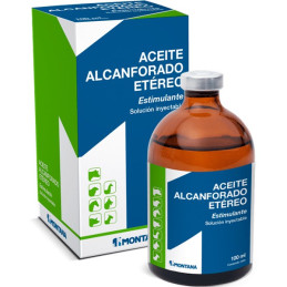  Aceite Alcanforado 10ml, Estimulante del Sistemas Respiratorio, Cardiovascular, Nervioso, Montana 25.423729 Aceite Alcanforado 
