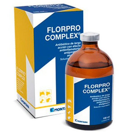  Florpro Complex 50ml, Florfenicol, Antibiotico Antiinflamatorio, Solucion Inyectable, Montana 31.355932 Florpro Complex 50ml, F