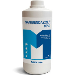  Sanibendazol 10% 1L, Albendazol, Antiparasitario Antihelmintico, Suspension Oral, Montana 104.237288 Sanibendazol 10% 1L, Alben