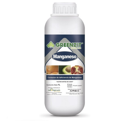  Greenzit Manganeso 1L, Fertilizante corrector de deficiencia de manganeso, Neoagrum 22.033898 Greenzit Manganeso 1L, Fertilizan