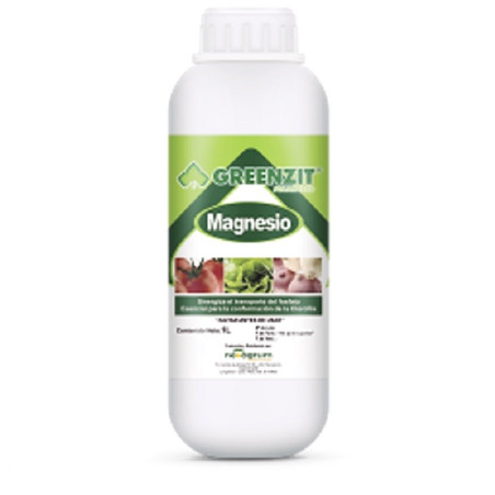  Greenzit Magnesio 1L, Fertilizante liquido MAGNESIO quelatizado con el acido lignosulfonico, Neoagrum 25.423729 Greenzit Magnes