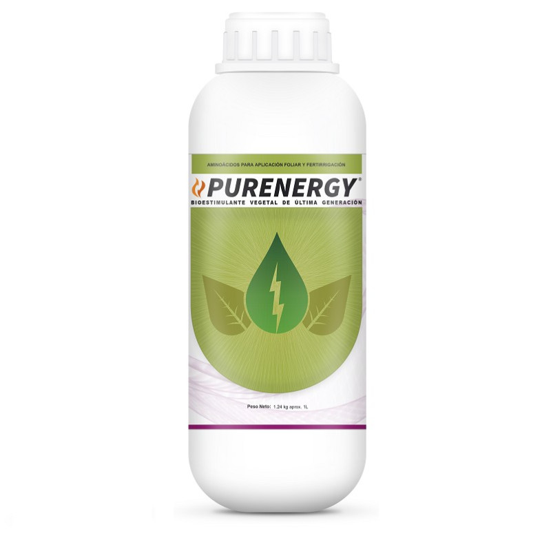  Purenergy 1L, Bioestimulante con aminoacidos libres, nitrogeno, acidos carboxilicos, Neoagrum 43.220339 Purenergy 1L, Bioestimu