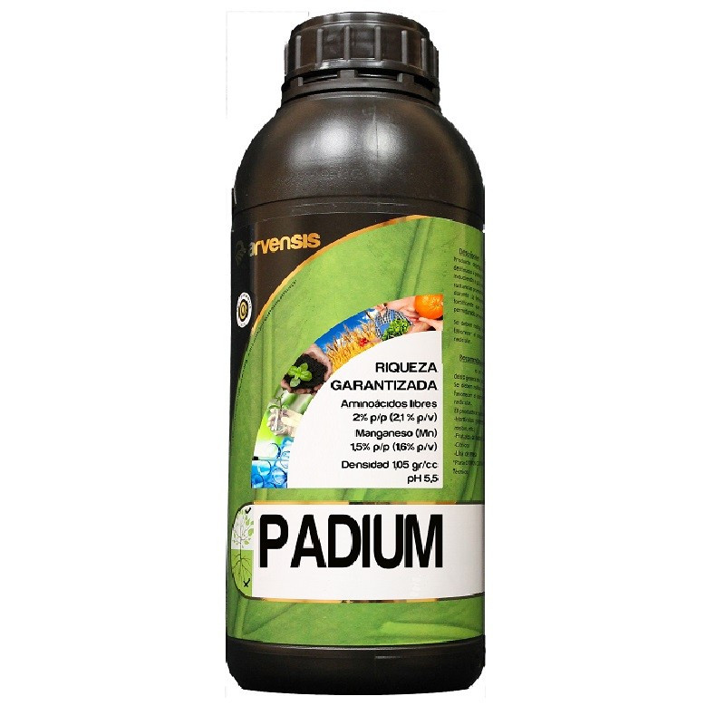 Padium 1L, Aminoacidos libres y Manganeso, Neoagrum 115.254237 Padium 1L, Aminoacidos libres y Manganeso, Neoagrum
PADIUM es un