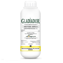 Gladiador SL 250ml, Acetamiprid, Insecticida de amplio espectro accion sistemica y de actividad translaminar, Neoagrum 57.62711