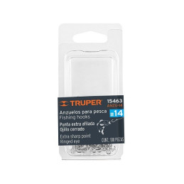  Anzuelo para Pesca #14 Blister 100Piezas, Truper 15463 8.220339 Anzuelo para Pesca N14 Blister 100Piezas, Truper 15463

Puntas 