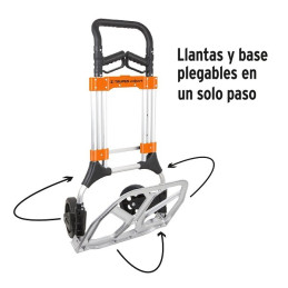  Carreta de Carga 200kg Plegable Ruedas TPR Mango Telescopico Aluminio Diablo, Truper 14090 359.322034 Carreta de Carga 200kg Pl