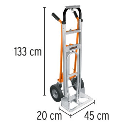 Carreta de Carga 350kg Convertible Aluminio Robusto 3en1 Diablo, Truper 16188 656.779661 Carreta de Carga 350kg Convertible Alu