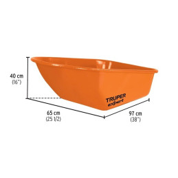  Carretillas 6 ft3 750kg Super Reforzado Calibre18 Imponchable, Truper 100417 251.694915 Carretilla 6 ft3 750kg Super Reforzado 