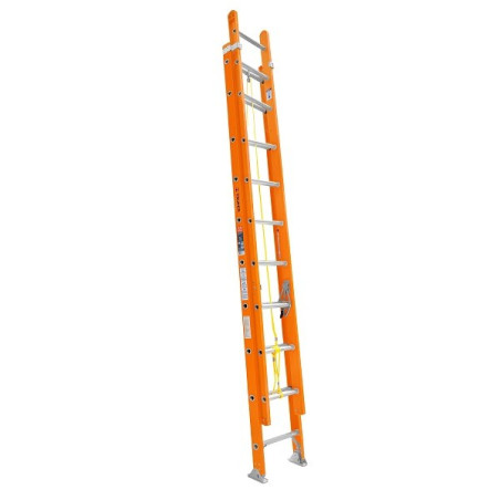  Escaleras  Telescopicas 20 Peldaños T2 Max5.8m P18kg FibraVidrio, Truper 100228 914.40678 Escaleras de Extension 20 Peldaños A3