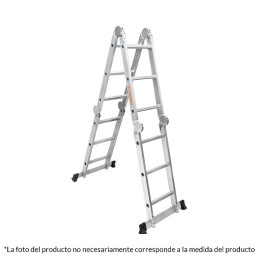  Escaleras Multiposicion 8 Peldaños T1 Max3.6m P10.4kg Aluminio, Truper 101905 283.050847 Escaleras Multiposicion 8 Peldaños A2.
