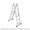  Escaleras Multiposicion 16 Peldaños T1 Max5.7m P13.8kg Aluminio, Truper 101906 421.186441 Escaleras Multiposicion 16 Peldaños A