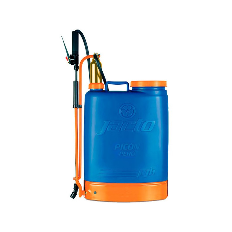  Pulverizador agricola manual Jacto Picon PJH 20L, 100PSI (6.8 bar), Pisto doble, Jacto 350 Pulverizador agricola manual Jacto P