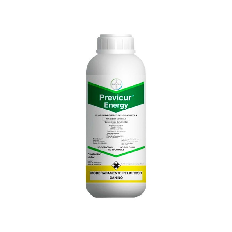 Previcur Energy 1L, Propamocarb 530 g/L+Fosetyl 310 g/L Fungicida Accion sistemico, Bayer 152.542373 Previcur Energy 1L, Propam Previcur Energy 1L, Propamocarb 530 g/L+Fosetyl 310 g/L Fungicida Accion sistemico, Bayer 152.542373 Previcur Energy 1L, Propam