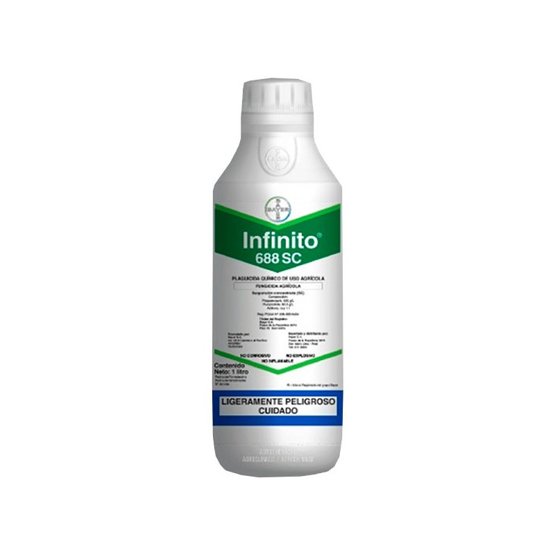  Infinito 1L, Propamocarb 625 g/L+Fluopicolide 62.5 g/L Fungicida Accion preventivo y curativo, Bayer 156.779661 Infinito 1L, Pr