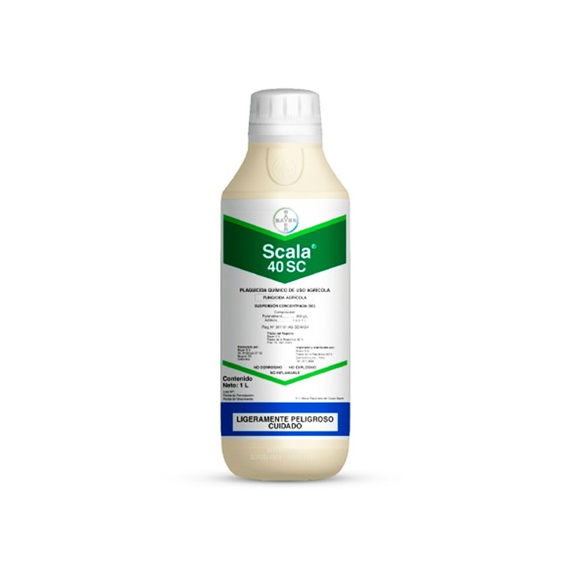  Scala 1L, Pyrimethanil 400 g/L Fungicida Accion sistemica preventivo y curativo, Bayer 228.813559 Scala 1L, Pyrimethanil 400 g/