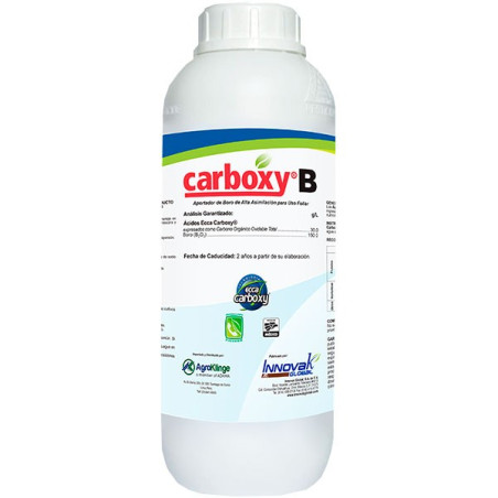  Carboxy B 1L, Boro, Acidos ECCA Carboxy, Agroklinge 44.915254 Carboxy B 1L, Boro, Acidos ECCA Carboxy, Agroklinge
Aportador de 