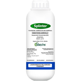  Splinter 250ml, Spinosad, biopesticidas accion translaminar por contacto e ingestion, Silvestre 204.237288 Splinter 250ml, Spin