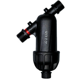  Filtro de Agua Modular 100 PP 1" M-BSP, 130micrones 120Mesh Anillos Ranurado, Azud 26.271186 Filtro de Agua Modular 100 PP 1" M