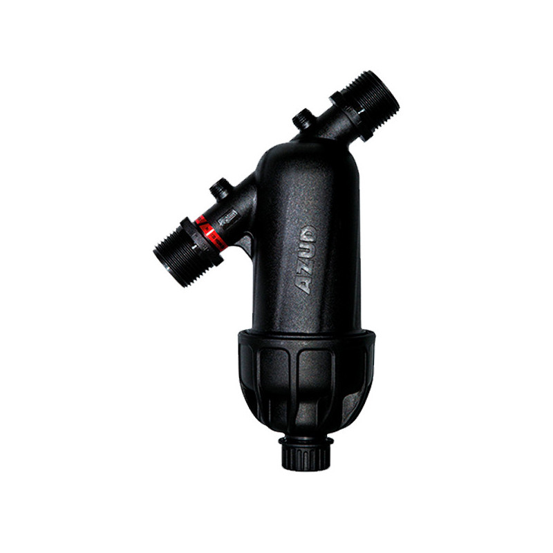  Filtro de Agua Modular 100 PP 1" M-BSP, 130micrones 120Mesh Anillos Ranurado, Azud 26.271186 Filtro de Agua Modular 100 PP 1" M
