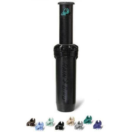  Rotor Aspersor Emergente 1" Falcon 6504 F4-PC, alcance 11.9 a 19.8m, 2.1 a 6,2 bar, Incluye toberas, 6504-F4-PC Rain Bird 173.7