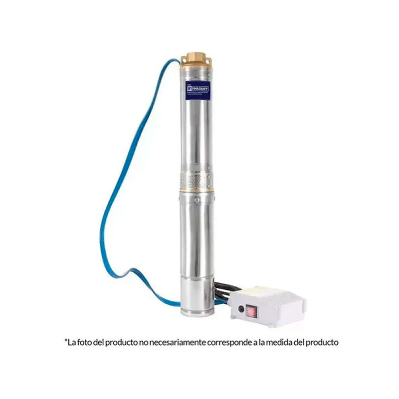  Bomba de Agua Sumergible 2" 2HP A96m P40m Bala Inox 220V ToolCraft TC5741 574.576271 Bomba de Agua Sumergible 2" 2HP A96m P40m 