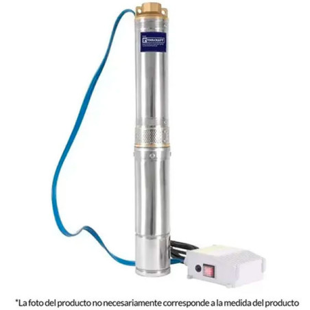  Bomba de Agua Sumergible 2" 1HP A54m P40m Bala Inox 220V ToolCraft TC5742 538 Bomba de Agua Sumergible 2" 1HP A54m P40m Bala In