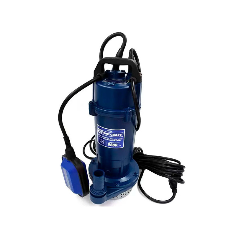  Bomba de Agua Sumergible 1" 0.5HP A12m P9m 220V ToolCraft TC5739 244.067797 Bomba de Agua Sumergible 1" 0.5HP A12m P9m 220V Too