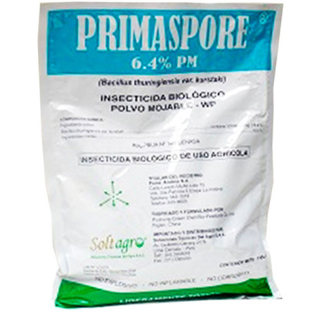  Primaspore 1Kg, Bacillus thuringiensis var. Kurstaki, Insecticida con accion sobre lepidopteros, Soltagro 58.474576 Primaspore 