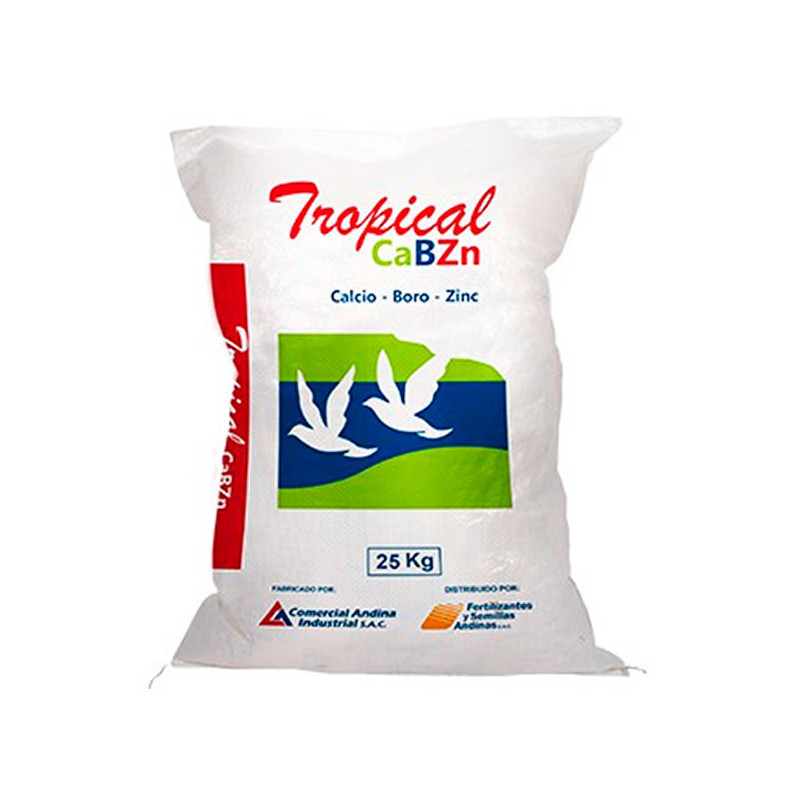  Tropical CABZN 25Kg, Calcio+Boro+Zinc, Fertilizante Solido Granulado, FSA 69.491525 Tropical CABZN 25Kg, Calcio+Boro+Zinc, Fert