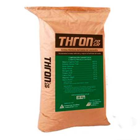  Thron 70Gr 20Kg, Acidos Humicos, Fertilizante Solido Granulado Soluble, FSA 94.067797 Thron 70Gr 20Kg, Acidos Humicos, Fertiliz