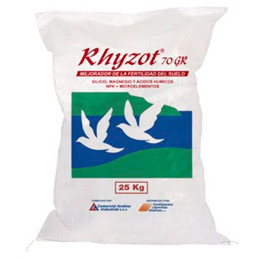  Rhyzot 70Gr 25Kg, Acidos Humicos, Fertilizante Solido Granulado, FSA 77.118644 Rhyzot 70Gr 25Kg, Acidos Humicos, Fertilizante S