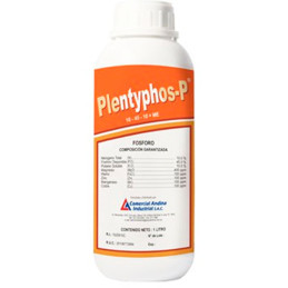  Plentyphos-P 1L, NPK 10-45-10+Microelementos, Fertilizante Foliar, CAISAC 20.338983 Plentyphos-P 1L, NPK 10-45-10+Microelemento