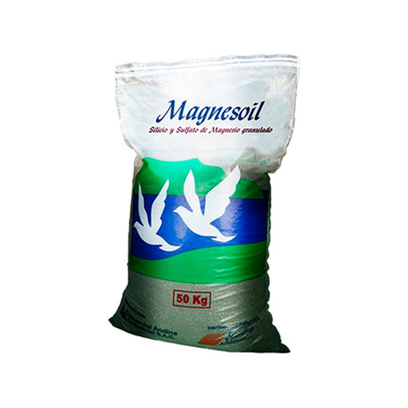  Magnesoil 50Kg, Magnesio+Silicio, Sulfato de Magnesio Natural, Fertilizante Solido Granulado, FSA 89.830508 Magnesoil 50Kg, Mag