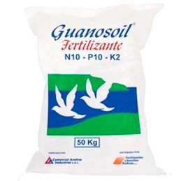  Guanosoil 10-10-2 50Kg, Fertilizante Compuesto Solido en Polvo, FSA 77.118644 Guanosoil 10-10-2 50Kg, Fertilizante Compuesto So