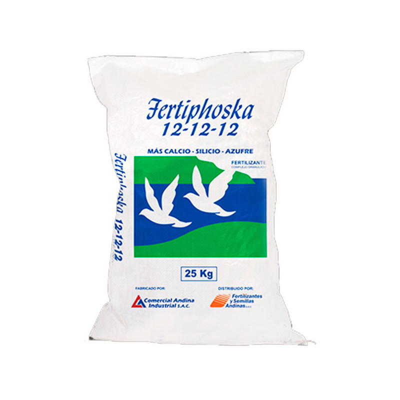  Fertiphoska 12-12-17-2Mg 50Kg, Fertilzante Unigrano, FSA 200 Fertiphoska 12-12-17-2Mg 50Kg, Fertilzante Unigrano, FSA
Es un fer