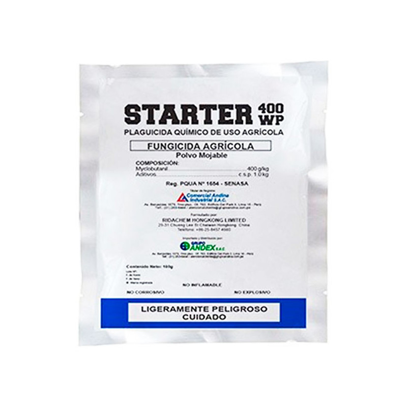  Starter 250gr, Myclobutanil, Fungicida sistemico, CAISAC 90.677966 Starter 250gr, Myclobutanil, Fungicida sistemico, CAISAC
Es 