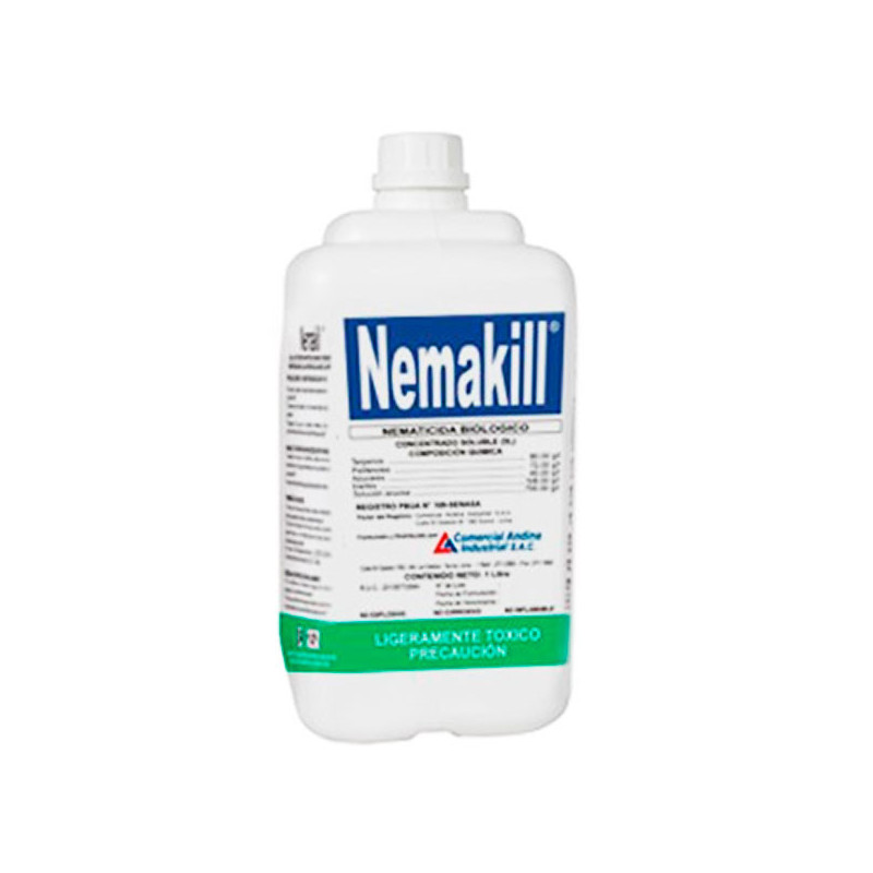  Nemakill 20L, Quinoleina Extracto de Apazote, Nematicida granulado accion contacto inhalacion, CAISAC 524.576271 Nemakill 20L, 