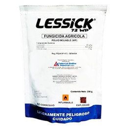  Lessick 1Kg, Cymoxanil+Mancozeb, Fungicida preventivo curativo sistemico, CAISAC 75.423729 Lessick 1Kg, Cymoxanil+Mancozeb, Fun