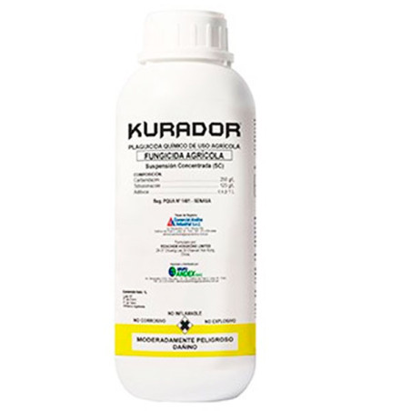  Kurador 1L, Carbendazim+Tebuconazole, Fungicida sistemico preventivo curativo, CAISAC 82.20339 Kurador 1L, Carbendazim+Tebucona