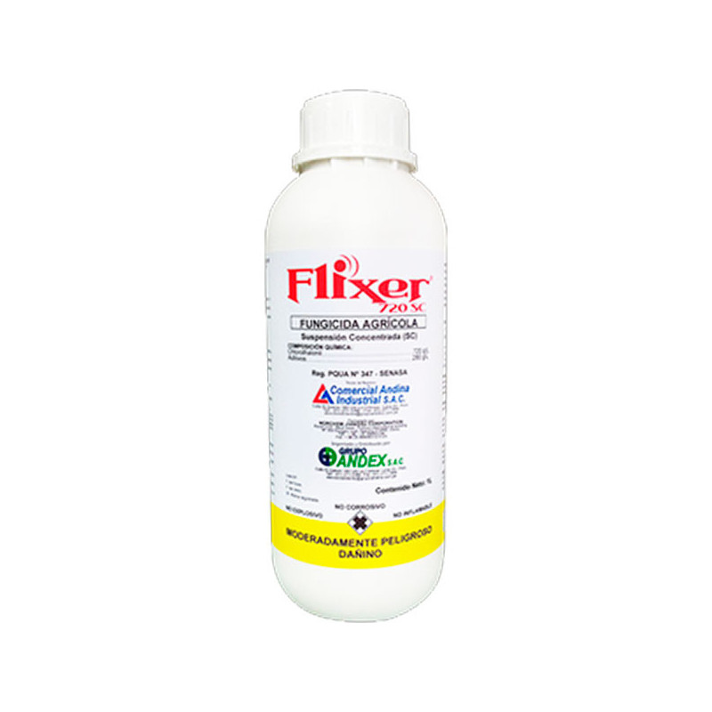  Flixer 1L, Clorotalonil, Fungicida Accion contacto, CAISAC 68.644068 Flixer 1L, Clorotalonil, Fungicida Accion contacto, CAISAC