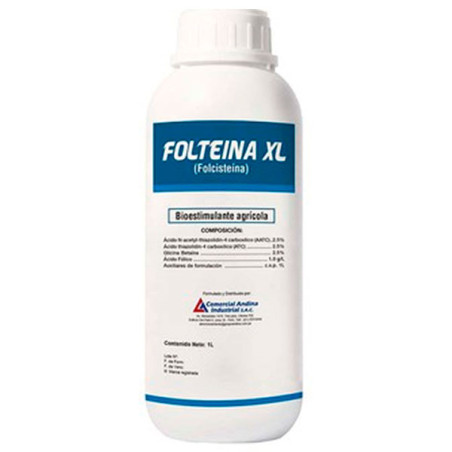  Folteina 1L, Bioestimulante Folcisteina, CAISAC 136 Folteina 1L, Bioestimulante Folcisteina, CAISAC
Es un bioestimulante que pu