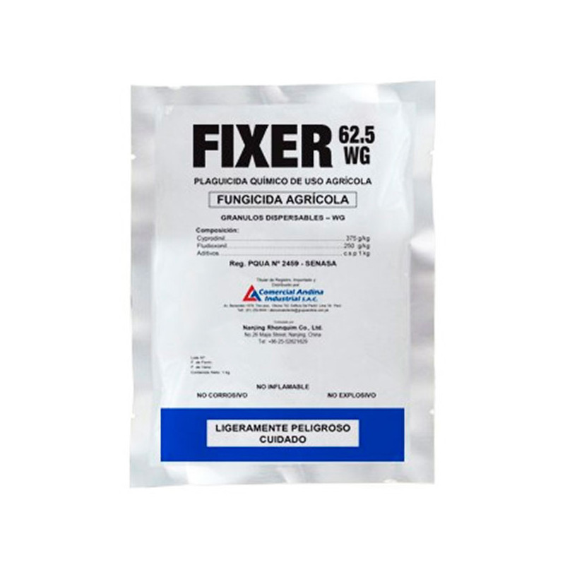  Fixer 1Kg, Fludioxonil+Cyprodinil, Fungicida Sistemico contacto, CAISAC 372.881356 Fixer 1Kg, Fludioxonil+Cyprodinil, Fungicida