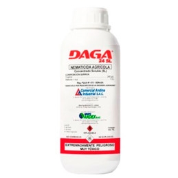  Daga 4L, Oxamyl, Nematicida Insecticida, CAISAC 253.389831 Daga 4L, Oxamyl, Nematicida Insecticida, CAISAC
Insecticida/Nematici