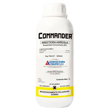  Commander 1L, Indoxacarb, Insecticida Accion ingestion, CAISAC 244.067797 Commander 1L, Indoxacarb, Insecticida Accion ingestio