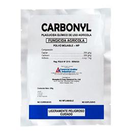  Carbonyl 1Kg, Captan+Carboxin, Fungicida sistemico Accion contacto, CAISAC 136.440678 Carbonyl 1Kg, Captan+Carboxin, Fungicida 