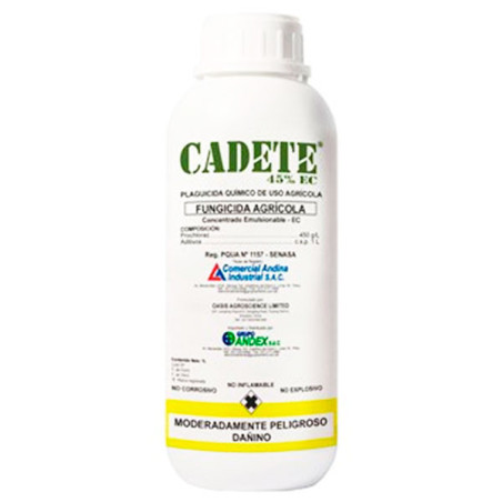  Cadete 1L, Prochloraz, Fungicida Inhibe biosintesis de ergosterol, CAISAC 113.559322 Cadete 1L, Prochloraz, Fungicida Inhibe bi